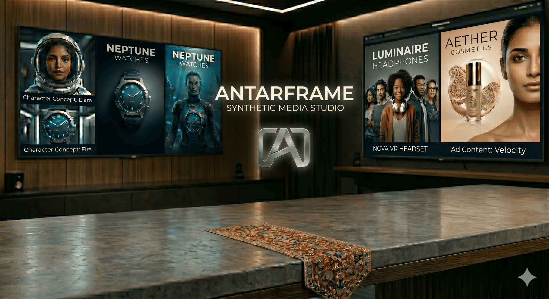 Antarframe — AI video and brand content studio